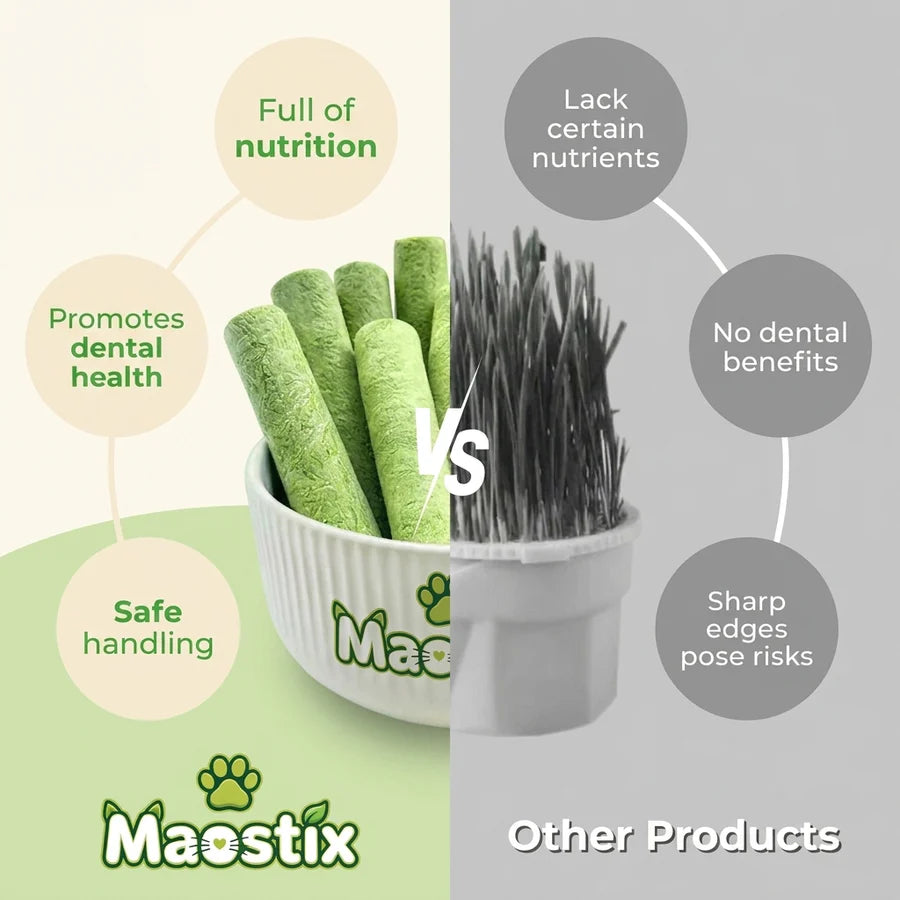Cat Grass Teething Sticks